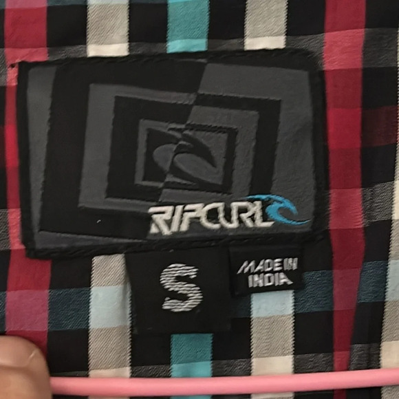 Rip Curl Men's Gonz Check Short Sleeve Woven - Picture 3 of 5